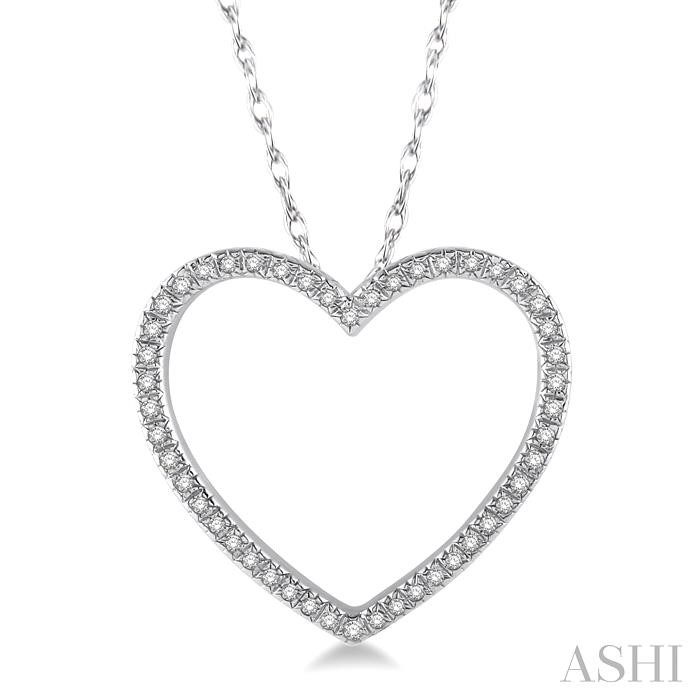 Heart Shape Diamond Pendant