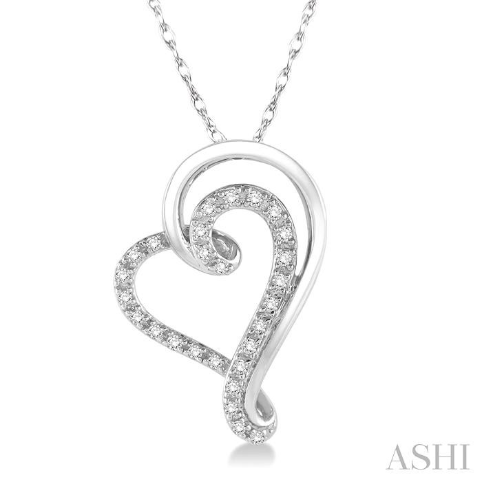 5.25 CT HEART SHAPE DIAMOND PENDANT AND WHITE GOLD CHAIN H SI2