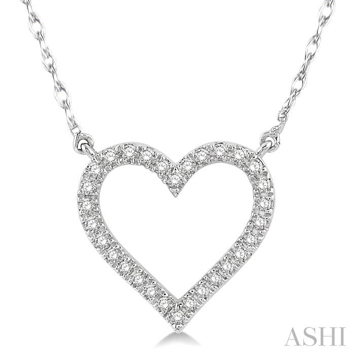 HEART SHAPE DIAMOND NECKLACE