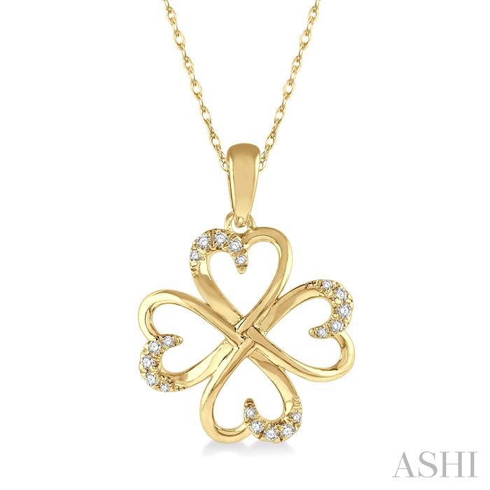 HEART SHAPE DIAMOND FASHION PENDANT