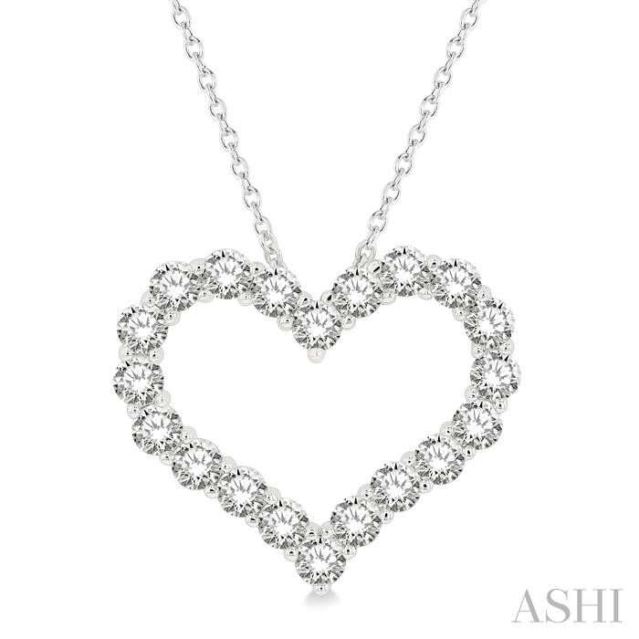 HEART SHAPE DIAMOND PENDANT