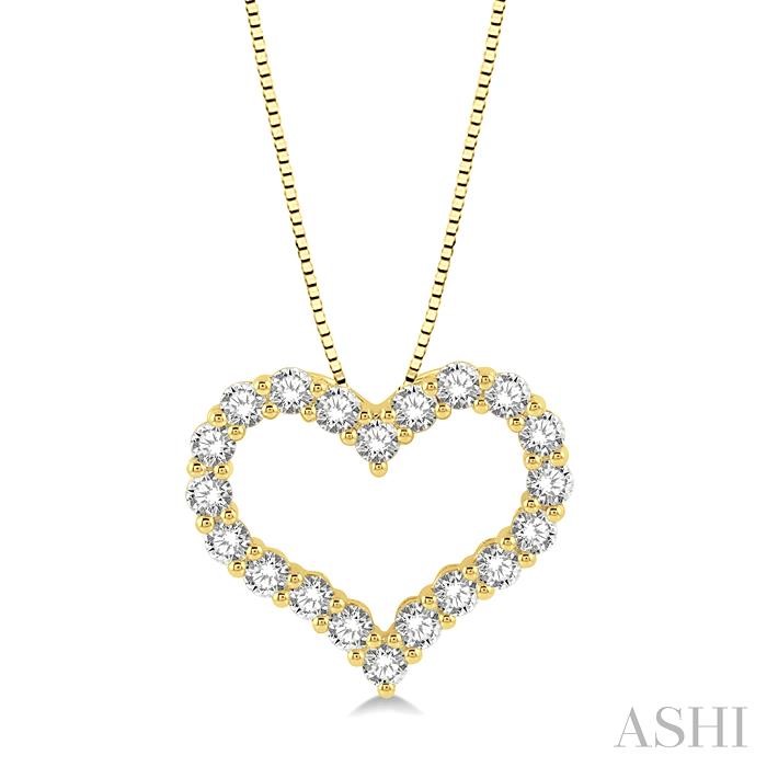 HEART SHAPE DIAMOND PENDANT