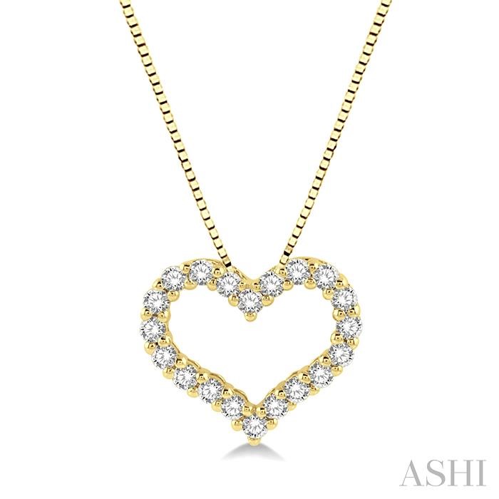 HEART SHAPE DIAMOND PENDANT