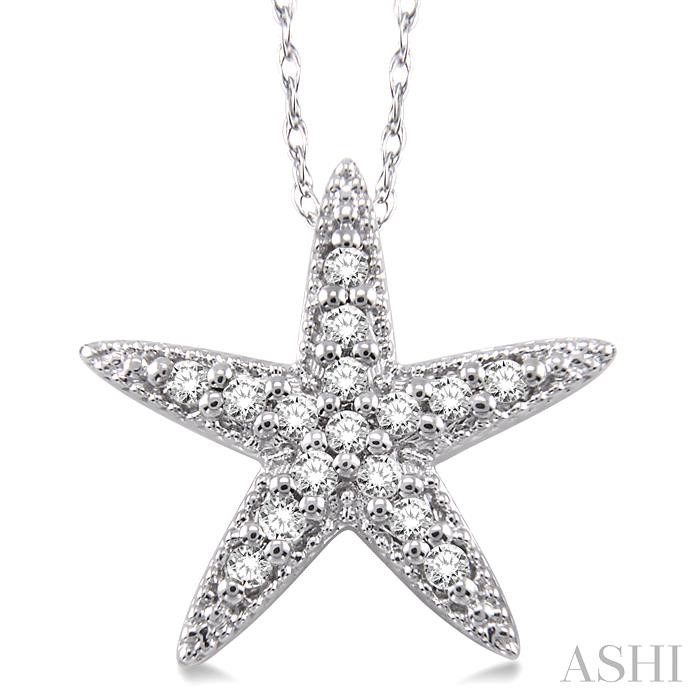 SEA STAR DIAMOND FASHION PENDANT