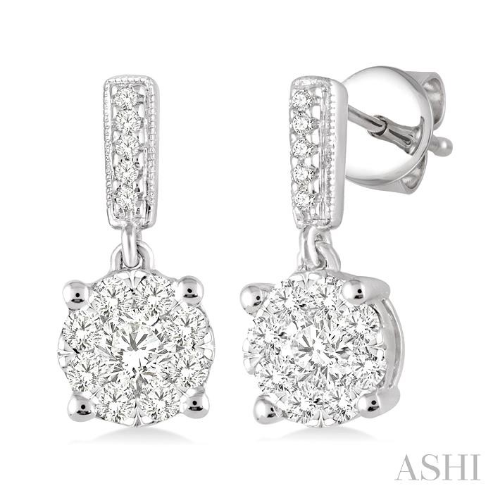 ROUND SHAPE LOVEBRIGHT ESSENTIAL DIAMOND EARRINGS