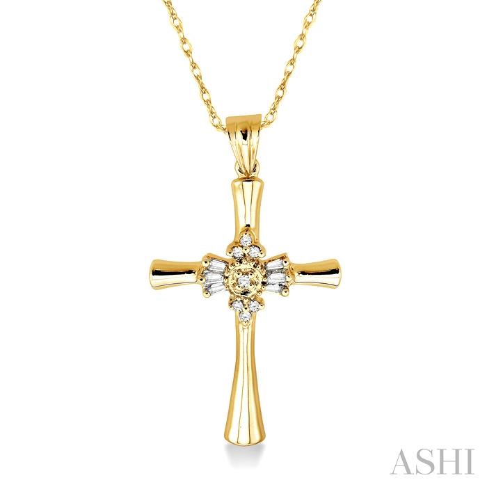 CROSS DIAMOND PENDANT