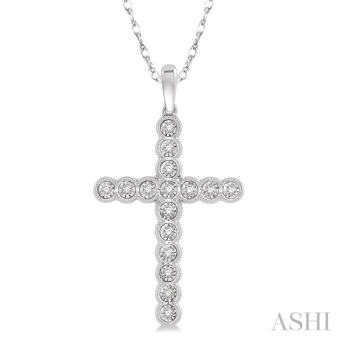 CROSS DIAMOND PENDANT