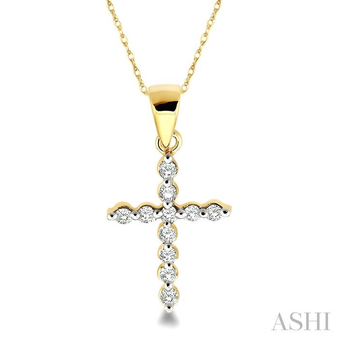 CROSS PETITE DIAMOND PENDANT