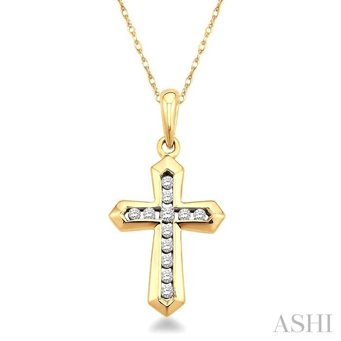 Cross Diamond Fashion Pendant