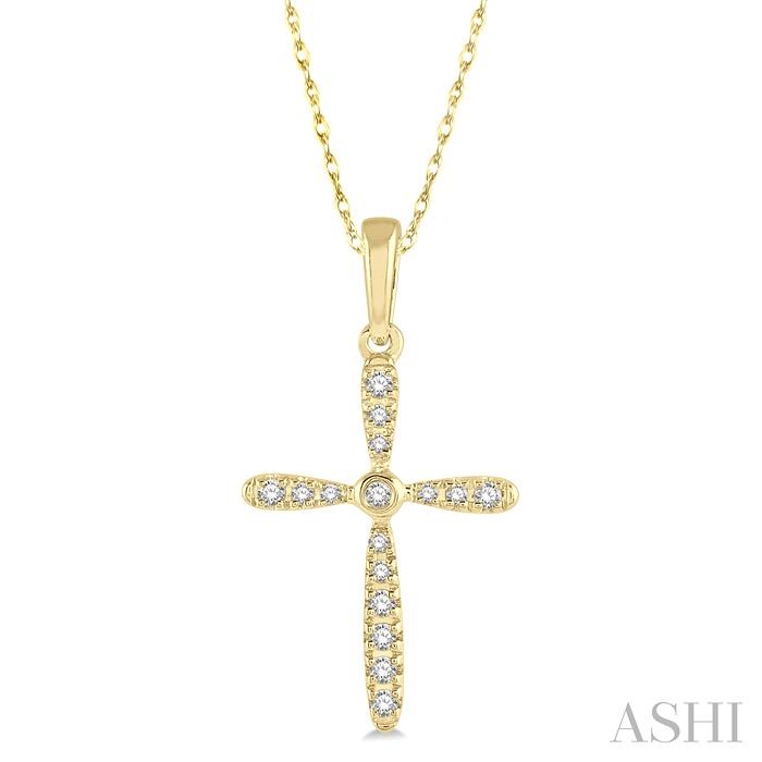 CROSS PETITE DIAMOND PENDANT