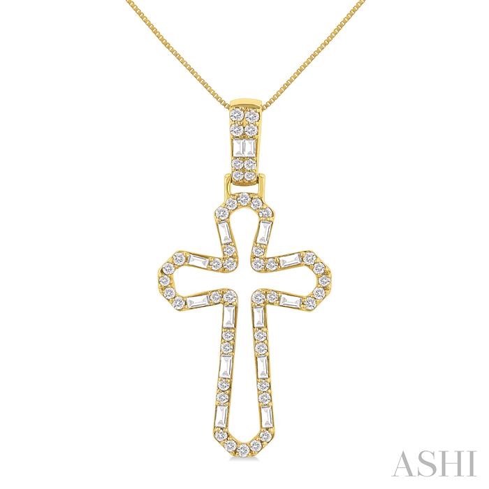Cross Diamond Fashion Pendant