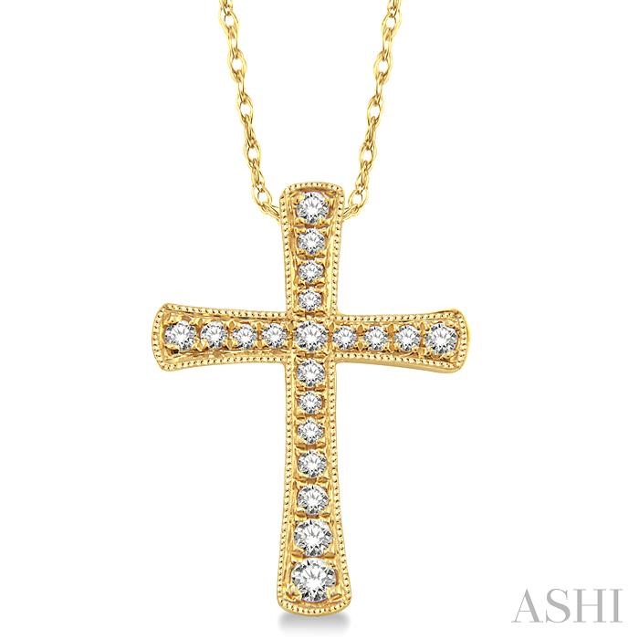 CROSS DIAMOND PENDANT