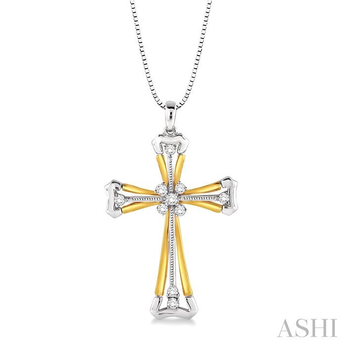 CROSS DIAMOND FASHION PENDANT