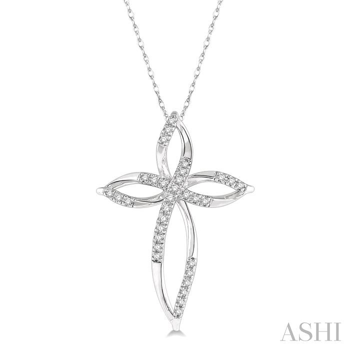 CROSS DIAMOND FASHION PENDANT