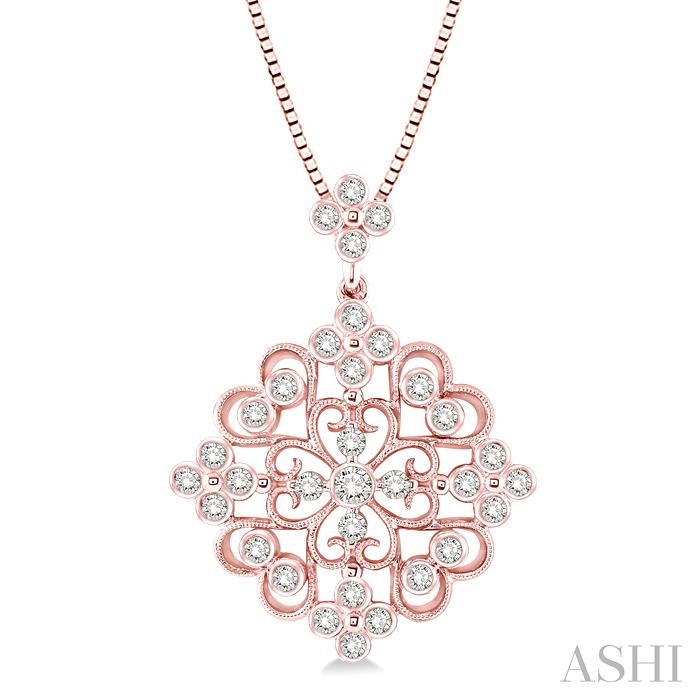 Floral Diamond Fashion Pendant