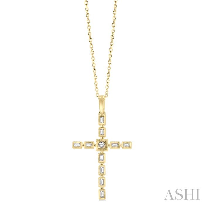 CROSS DIAMOND PENDANT