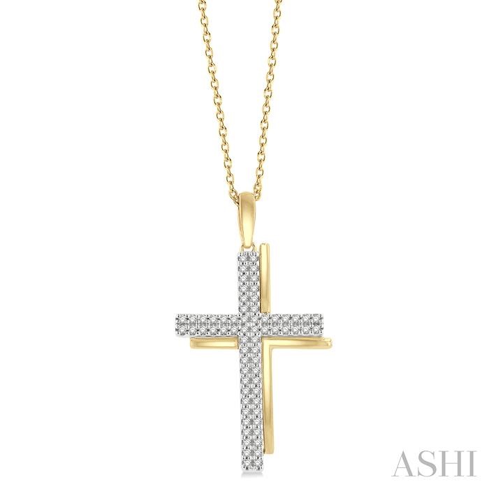 CROSS DIAMOND PENDANT