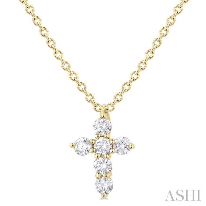 Cross Diamond Fashion Pendant