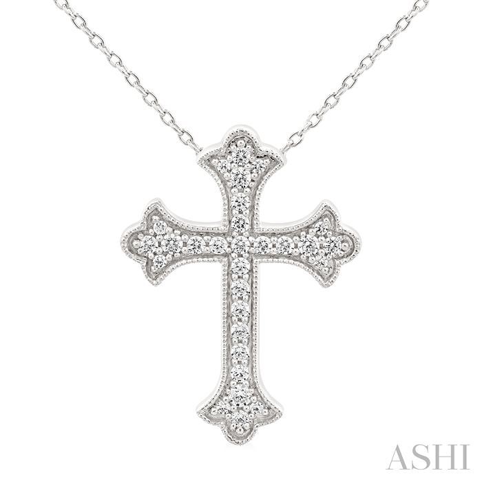 Cross Petite Diamond Fashion Pendant