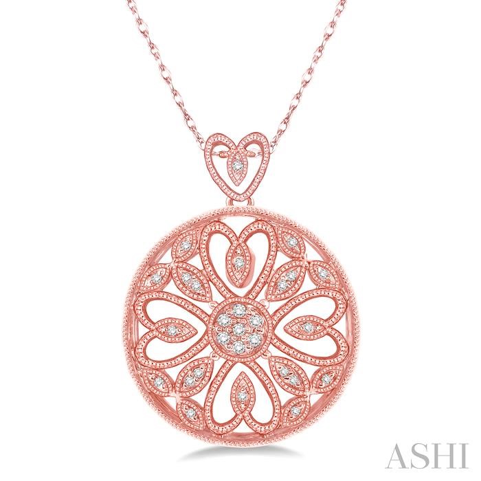 HEART SHAPE DIAMOND FASHION PENDANT