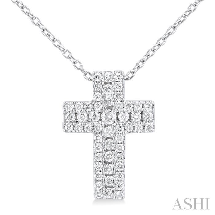 CROSS DIAMOND FASHION PENDANT