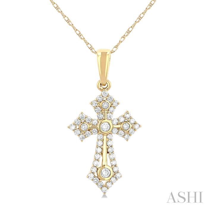 Cross Diamond Fashion Pendant