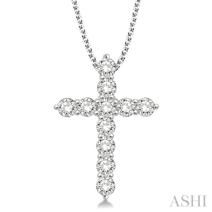 CROSS DIAMOND PENDANT