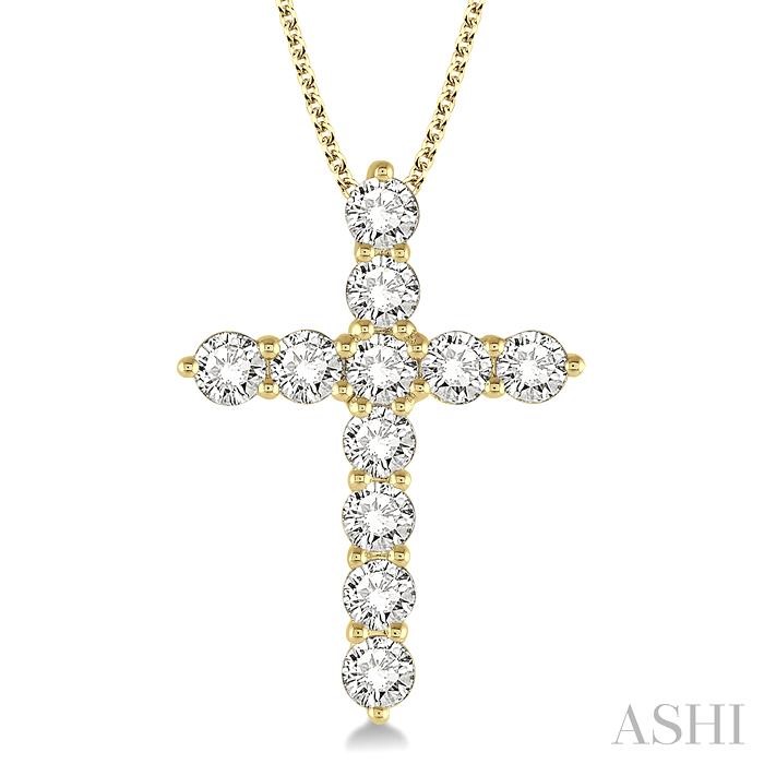 CROSS DIAMOND PENDANT