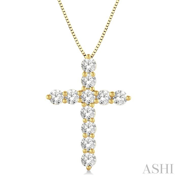 CROSS DIAMOND PENDANT