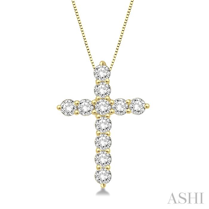 CROSS DIAMOND PENDANT