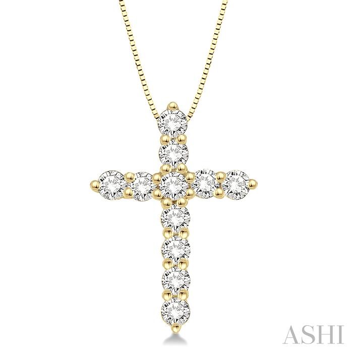 CROSS DIAMOND PENDANT