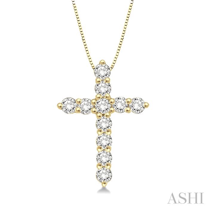 CROSS DIAMOND PENDANT