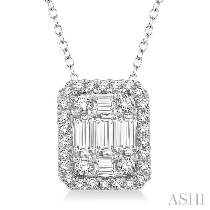 HALO FUSION DIAMOND PENDANT