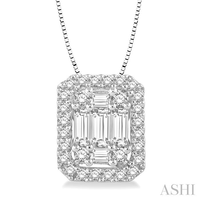 HALO FUSION DIAMOND PENDANT