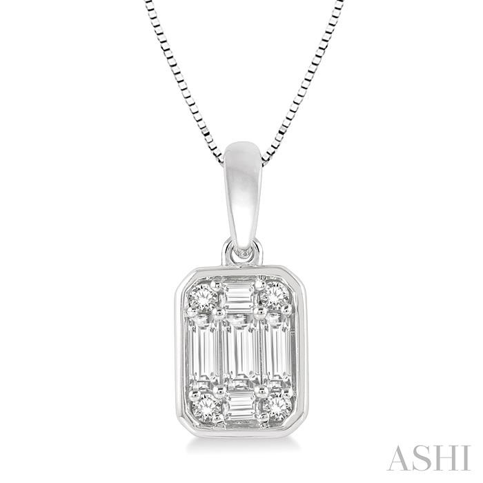 BEZEL SET FUSION DIAMOND PENDANT