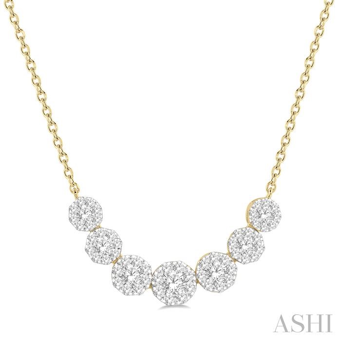 LOVEBRIGHT ESSENTIAL DIAMOND SMILE NECKLACE