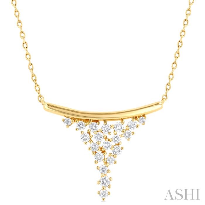 SCATTER DIAMOND FASHION NECKLACE