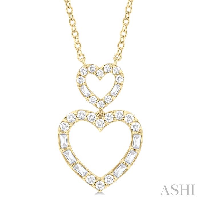 HEART SHAPE DIAMOND NECKLACE