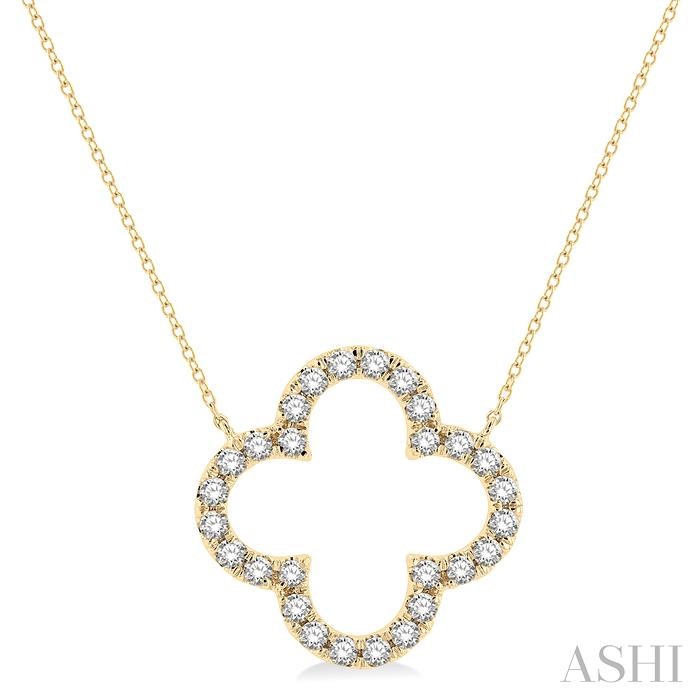 CLOVER DIAMOND NECKLACE