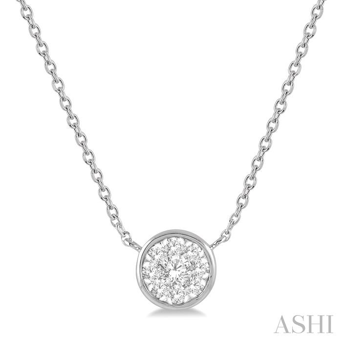 Round Shape Lovebright Essential Diamond Pendant