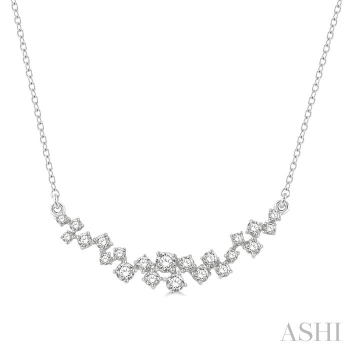 SCATTER DIAMOND FASHION NECKLACE